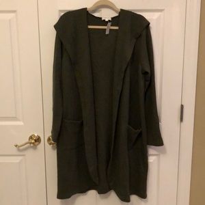 Dark Green Hooded Sweater NWT